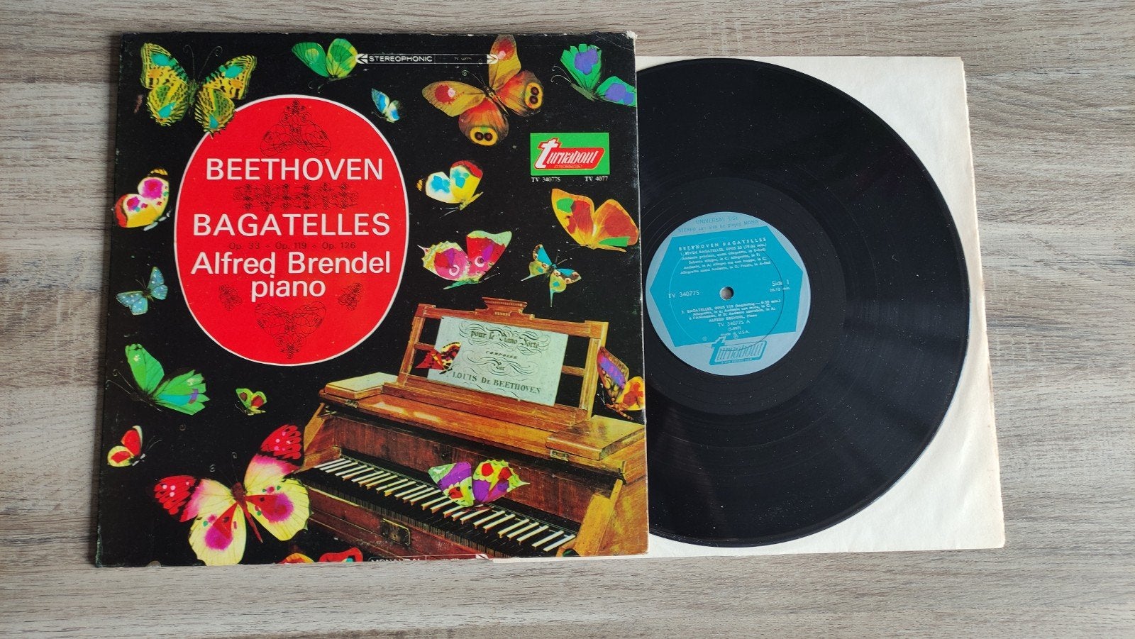 Beethoven bagatelles op. 33 op. 119 op. 126 Alfred brendel, Ophalen of Verzenden, Zo goed als nieuw