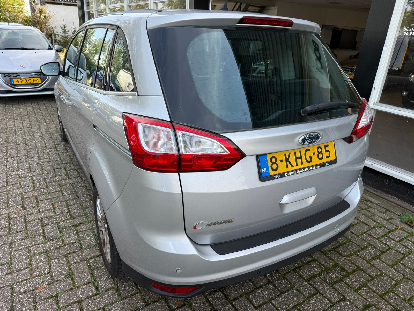 Ford Grand C-Max 2.0 Tdci 7 PERS VASTE PRIJS AUTOMAAT, Auto's, Stof, Euro 6, 4 cilinders, 7 stoelen