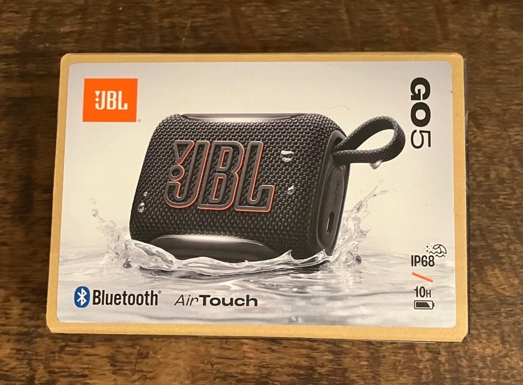 Nieuwe JBL GO 5; Zwart/Black; Bluetooth&Draagbaar; Ongeopend, JBL, Nieuw, Ophalen of Verzenden, Draagbare speaker