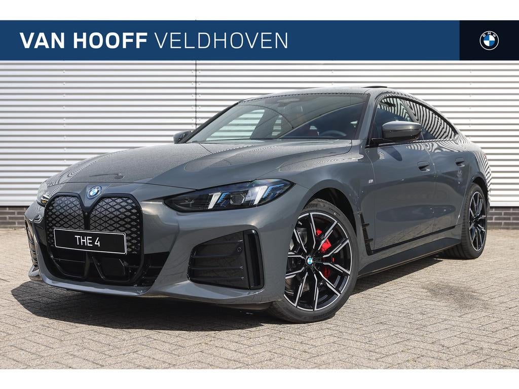 BMW i4 eDrive40 M Sport / Adaptieve LED / M Adaptief onderst, Achterwielaandrijving, Zwart, 2020 kg, Leder