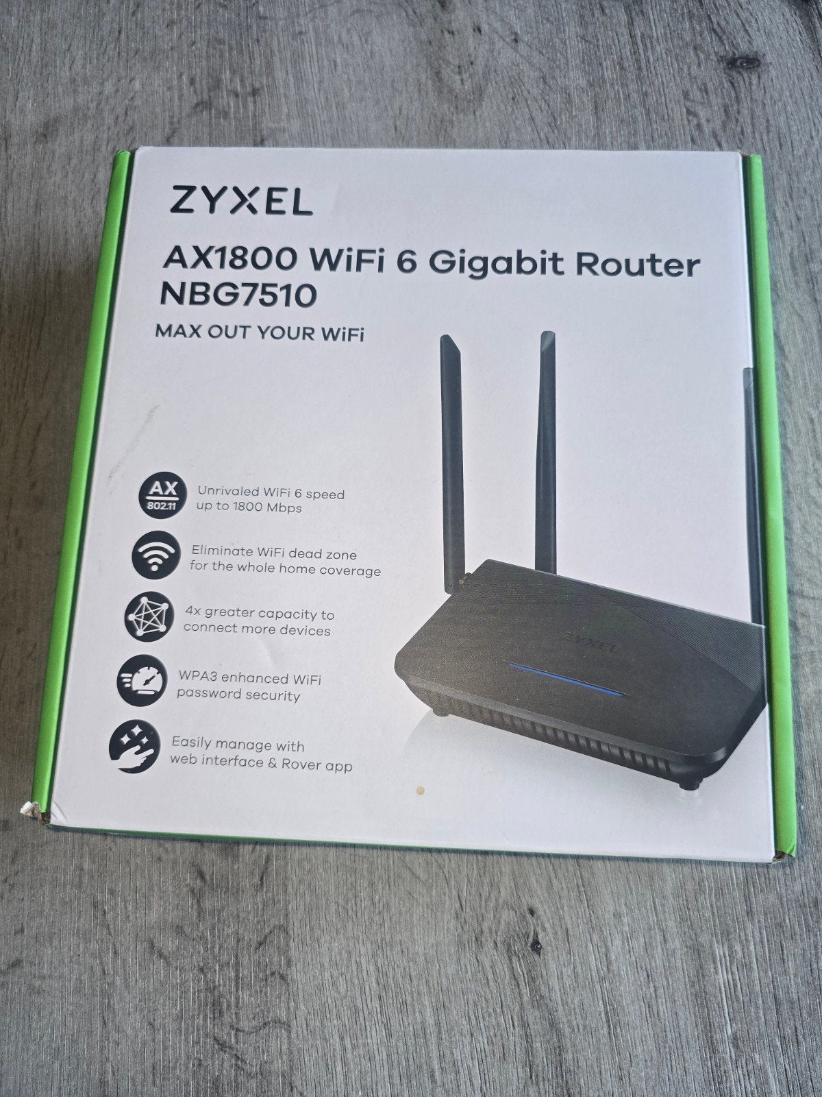 Wifi router Zyxel Nieuw in doos, Computers en Software, Ophalen, Nieuw