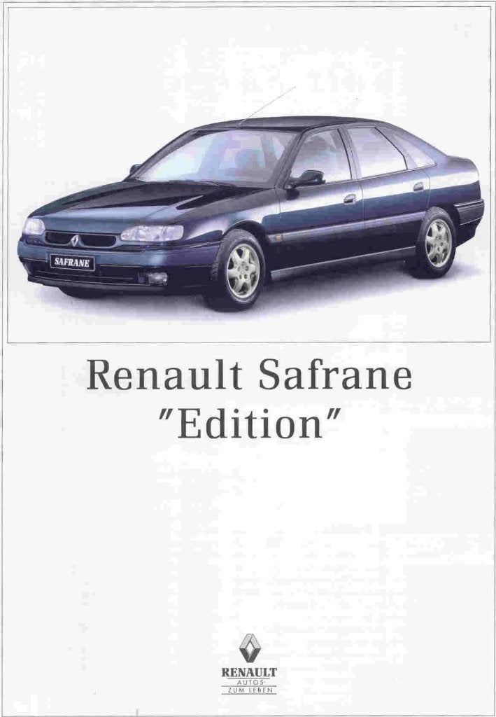 Renault Safrane Edition (1995), Ophalen of Verzenden, Nieuw, Renault