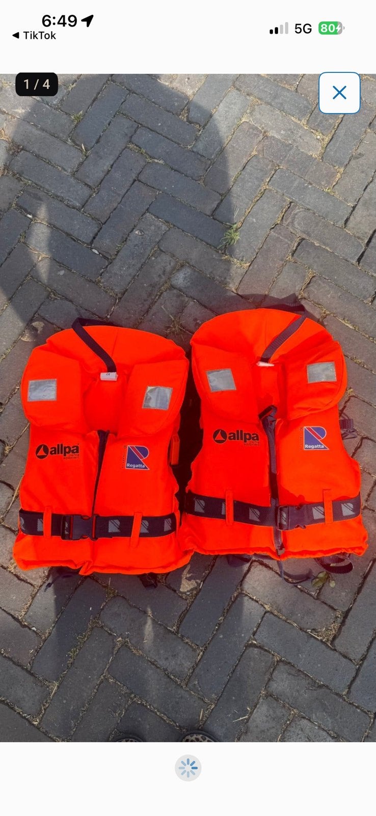 van 2 Regatta Alpha kinderzwemvesten, Ophalen of Verzenden, Zo goed als nieuw, Kind, Reddingsvest of Zwemvest