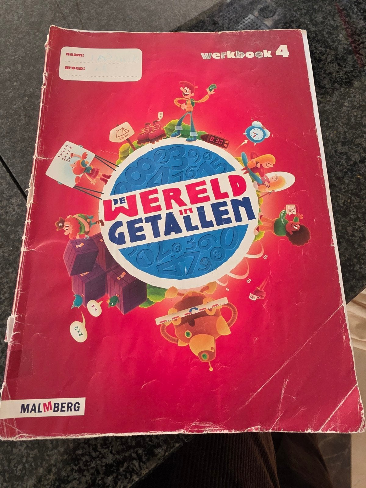 Malmberg De Wereld in Getallen Werkboek 4, Ophalen of Verzenden, Gelezen, Overige niveaus, Wiskunde A