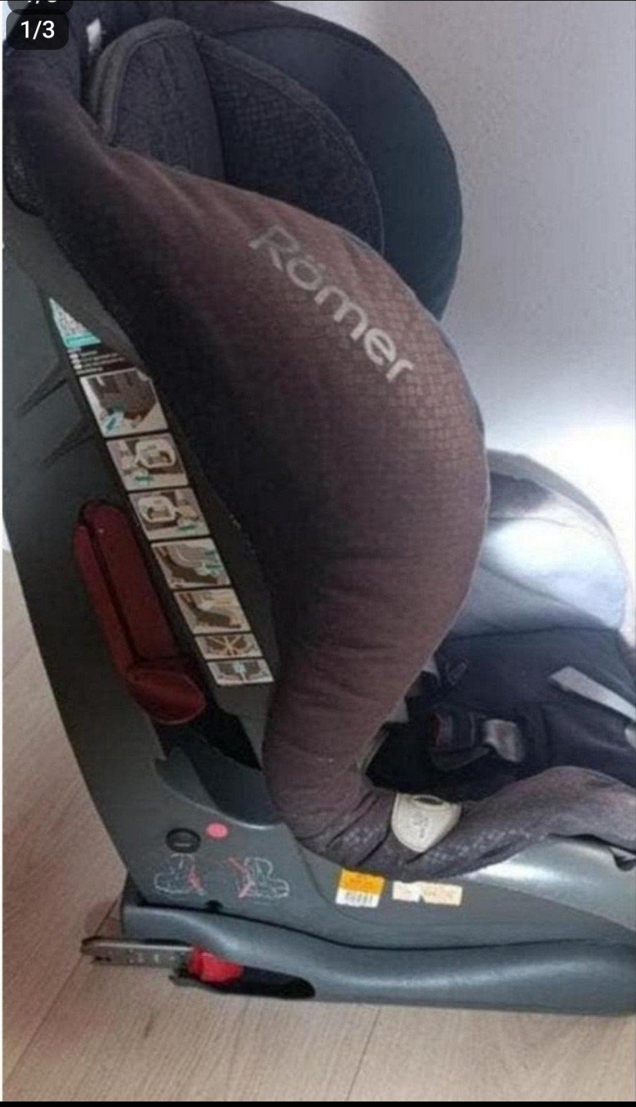 Autostoeltje Britax Römer Isofix, Ophalen, 15 t/m 36 kg, Romer, Isofix