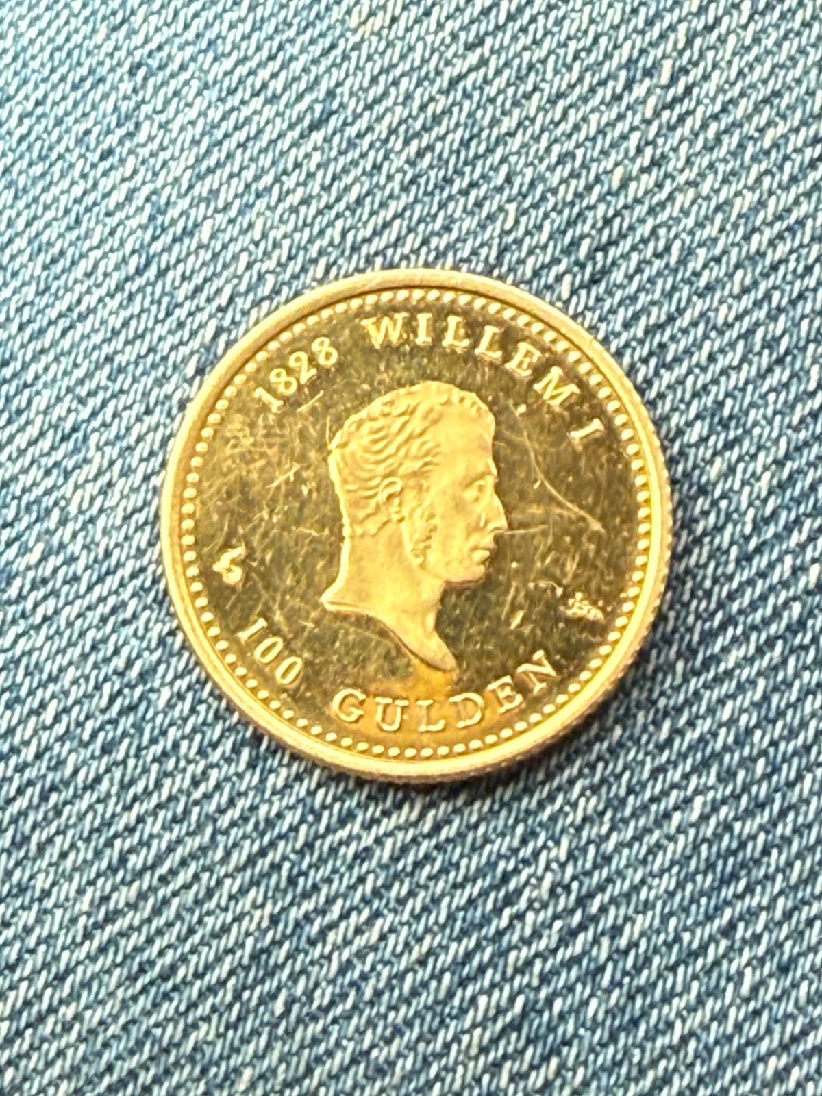 Gouden munt 100 gulden, Ophalen of Verzenden, Goud