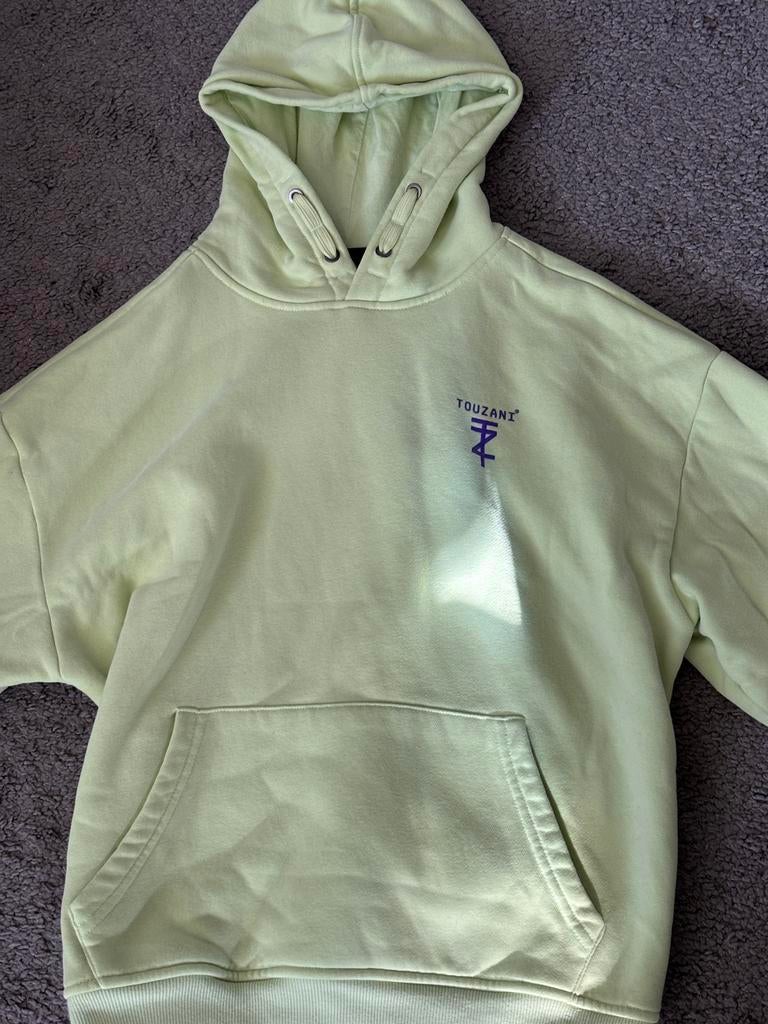 Touzani merk voetbal sport hoodie sweater orgineel chuc, Ophalen of Verzenden, Zo goed als nieuw, Overige maten, Blauw