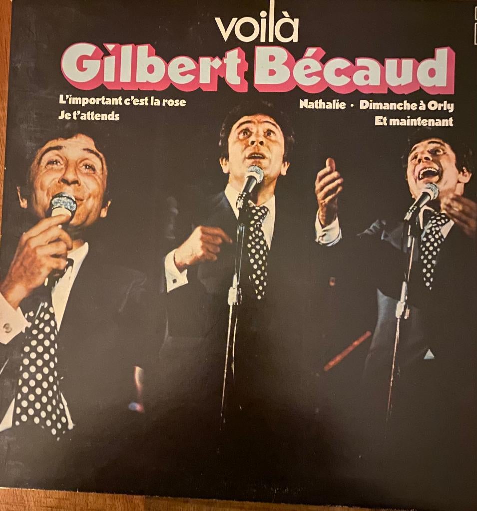 Voila Gilbert Becaud LP, Ophalen of Verzenden, Gebruikt, 12 inch