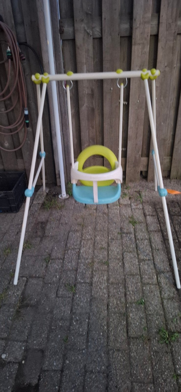 Baby schommel Smoby, Kinderen en Baby's, Speelgoed | Buiten | Speeltoestellen, Ophalen, Zo goed als nieuw, Schommel