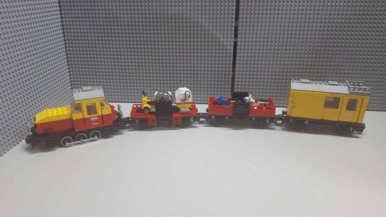 12 volt lego trein 7735, Ophalen of Verzenden, Gebruikt