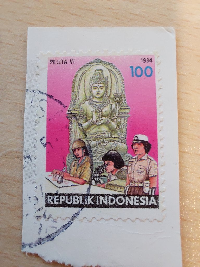 1994 Indonesie werkende vrouwen, Verzenden, Gestempeld, Oost-Azië