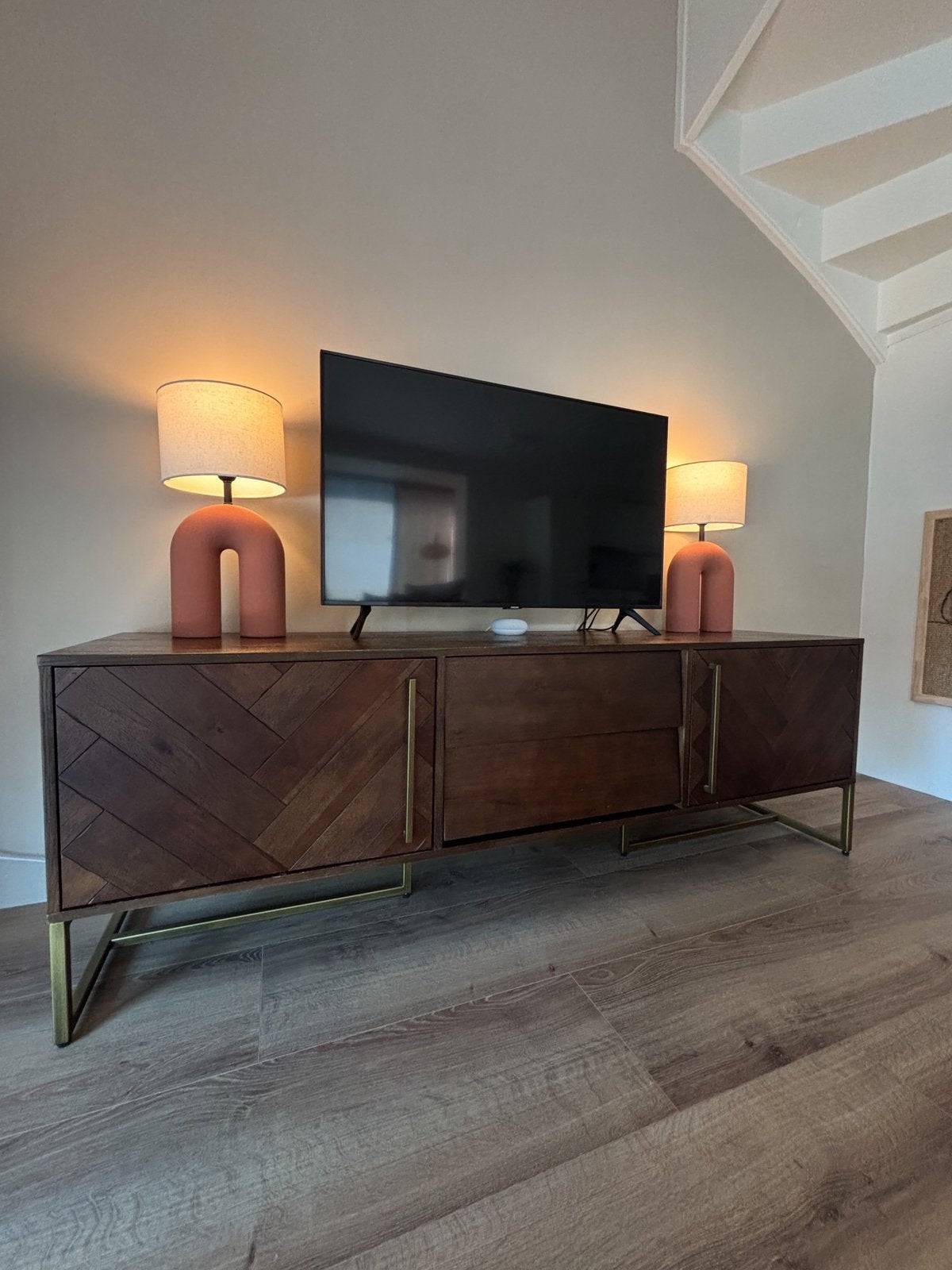 Dutchbone Class Sideboard / TV-kast / Dressoir, Ophalen, 100 tot 150 cm, 150 tot 200 cm, Zo goed als nieuw