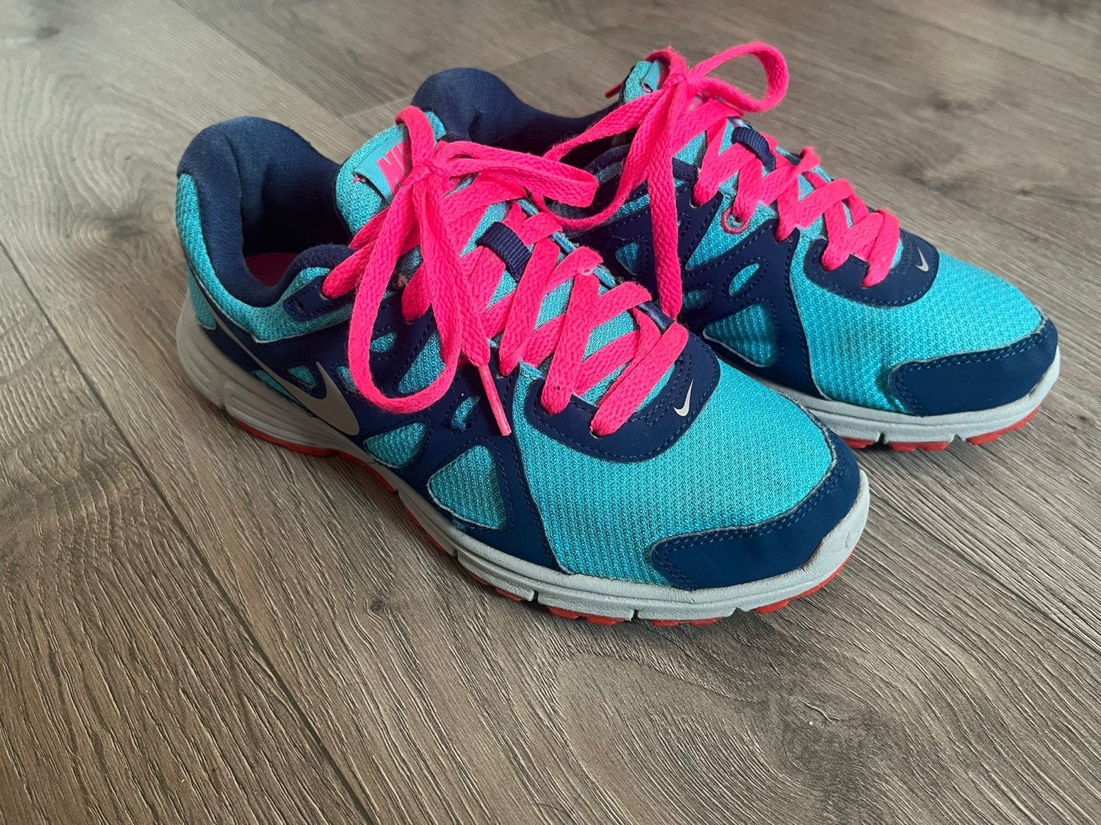 Nike Revolution 2 hardloopschoenen - Maat 38, Blauw, Sportschoenen, Ophalen of Verzenden, Gedragen
