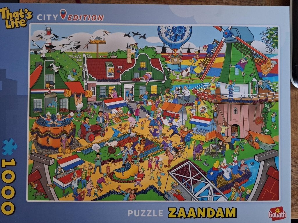 puzzel 1000 stukjes nr 1, Ophalen of Verzenden, 500 t/m 1500 stukjes, Zo goed als nieuw, Legpuzzel