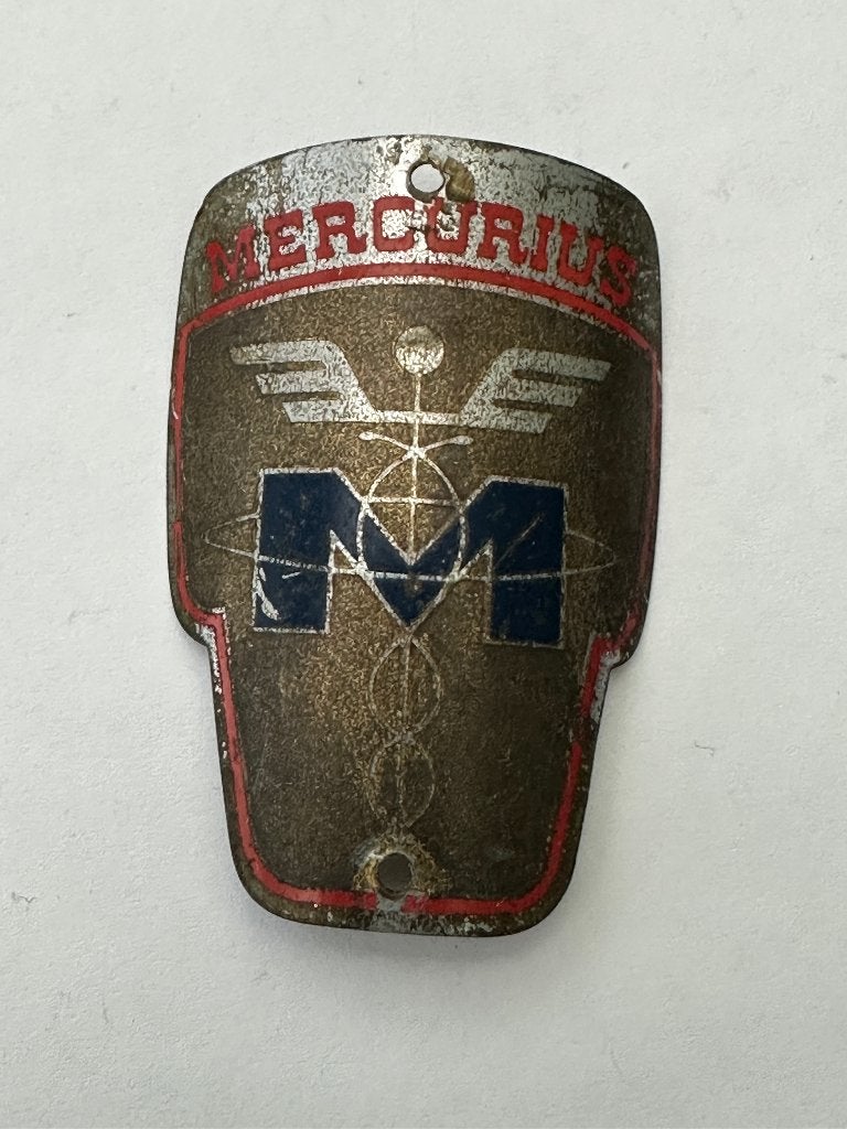 Balhoofdplaatje MERCURIUS. Balhoofd plaatje., Gebruikt, Mercurius, Overige typen, Ophalen of Verzenden