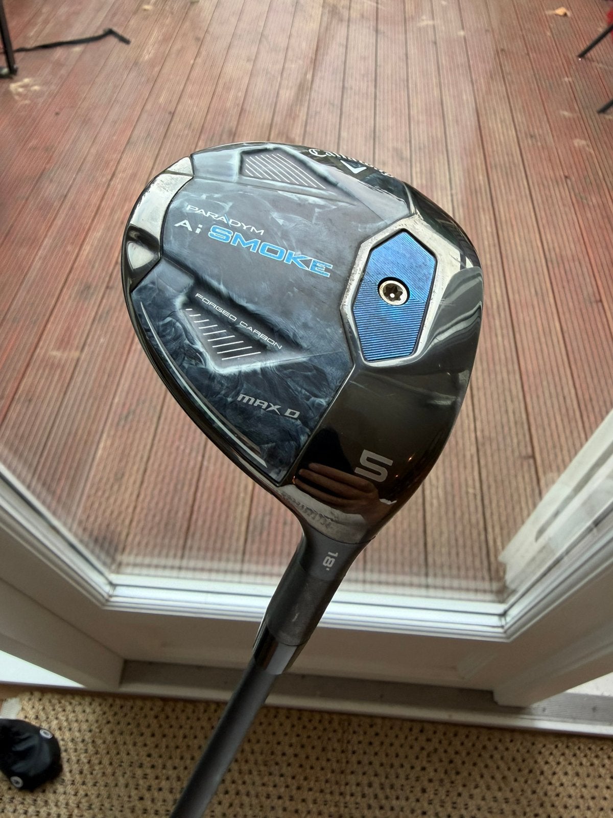 Callaway Paradym Ai Smoke Max D 5 Wood 18 – Tensei 65 R, Sport en Fitness, Ophalen of Verzenden, Zo goed als nieuw, Club, Callaway