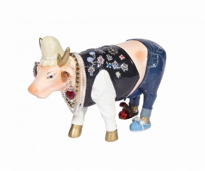 Nieuw Cow Parade koe Queen Cow Caesar gratis verzending., Ophalen of Verzenden, Beeld, Handgemaakt