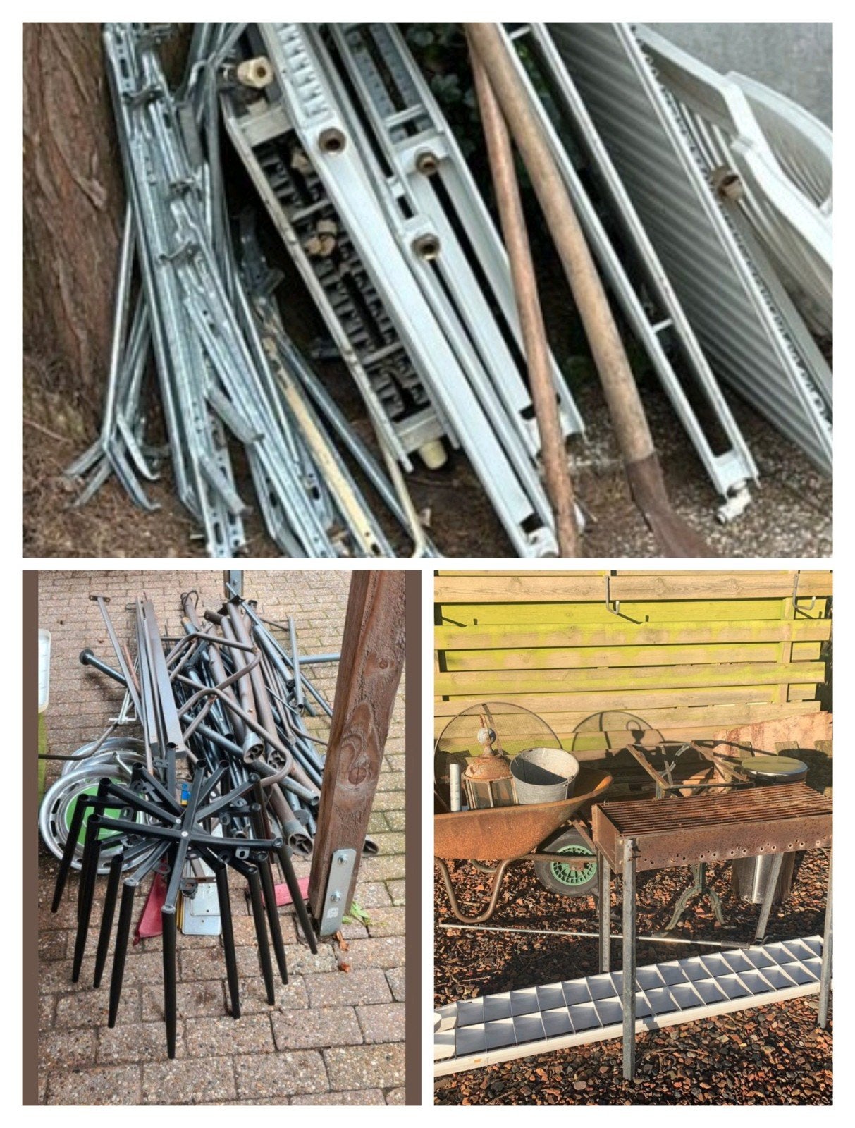Oudijzer en metalen gezocht, Ophalen