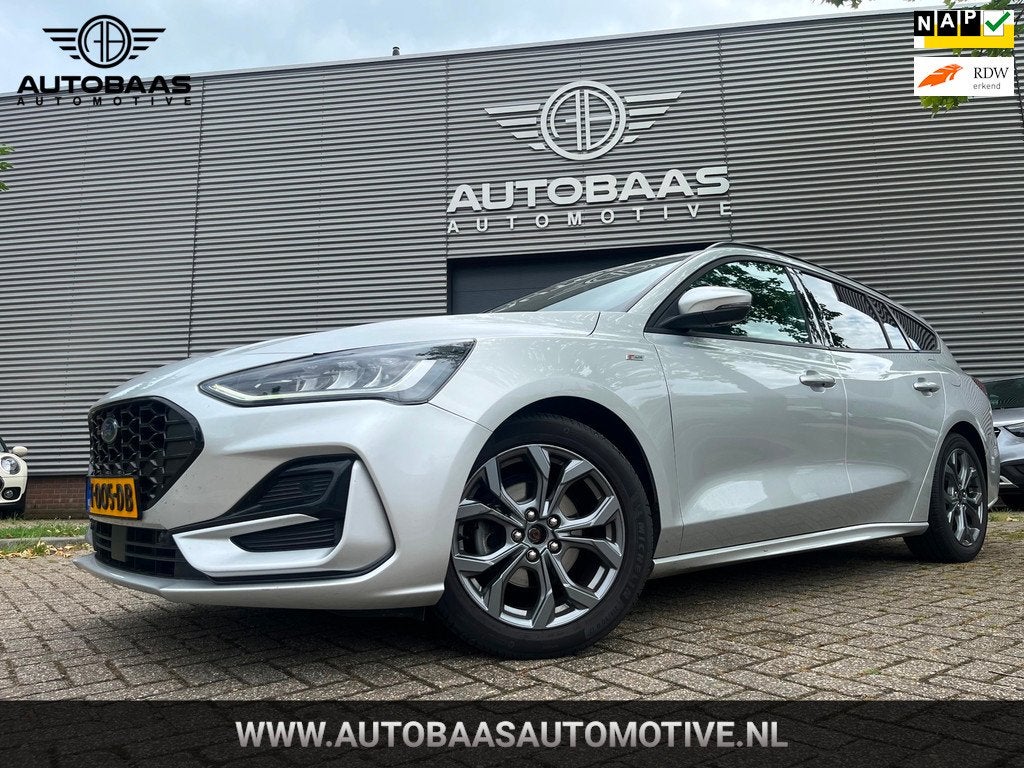 Ford Focus Wagon 1.0 EcoBoost Hybrid ST Line 155PK AUTOMAAT, Gebruikt, 1404 kg, 155 pk, Hybride Elektrisch/Benzine