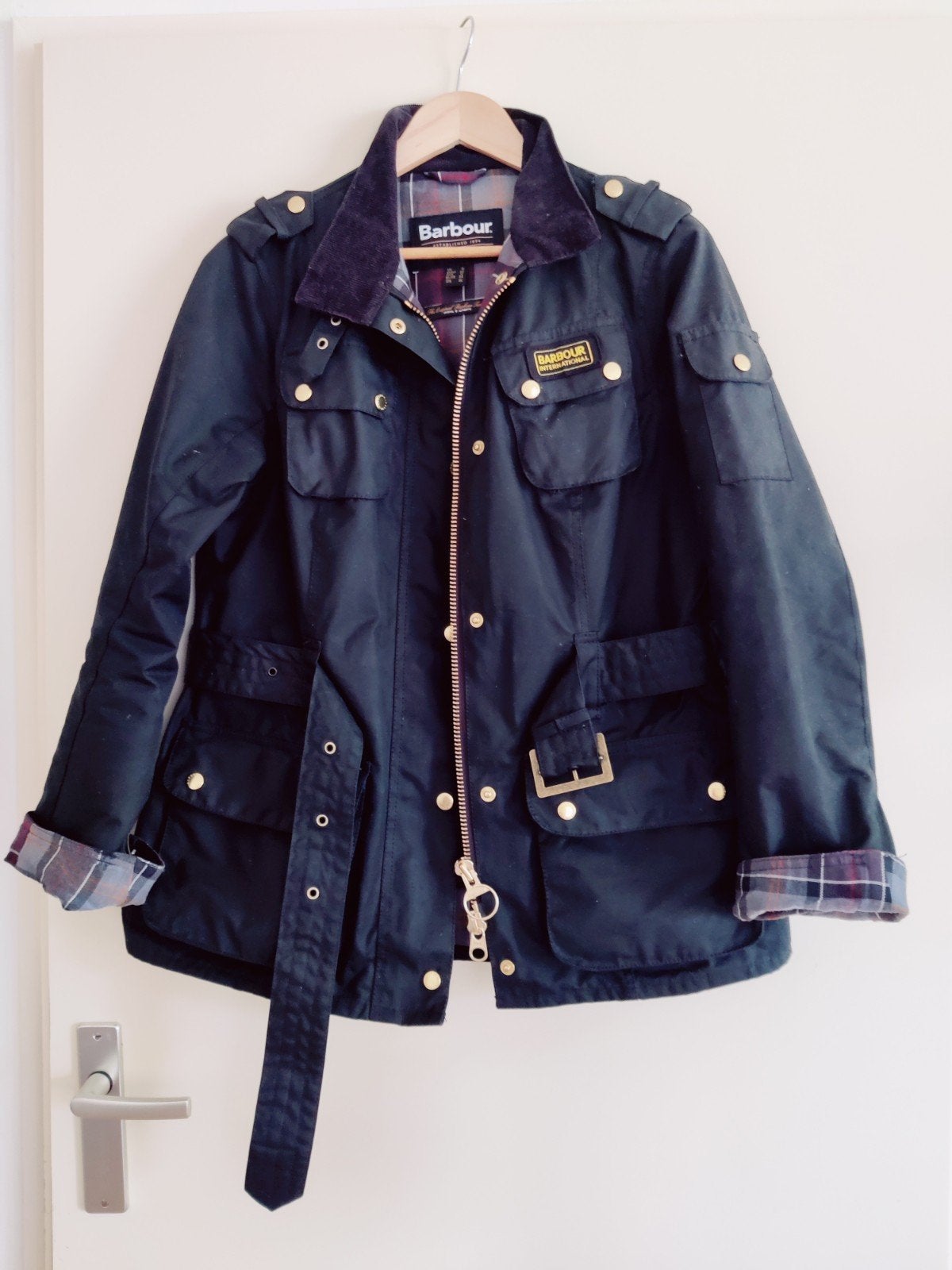 Barbour International Ladies Wax Jacket, maat 42, Barbour, Ophalen of Verzenden, Nieuw