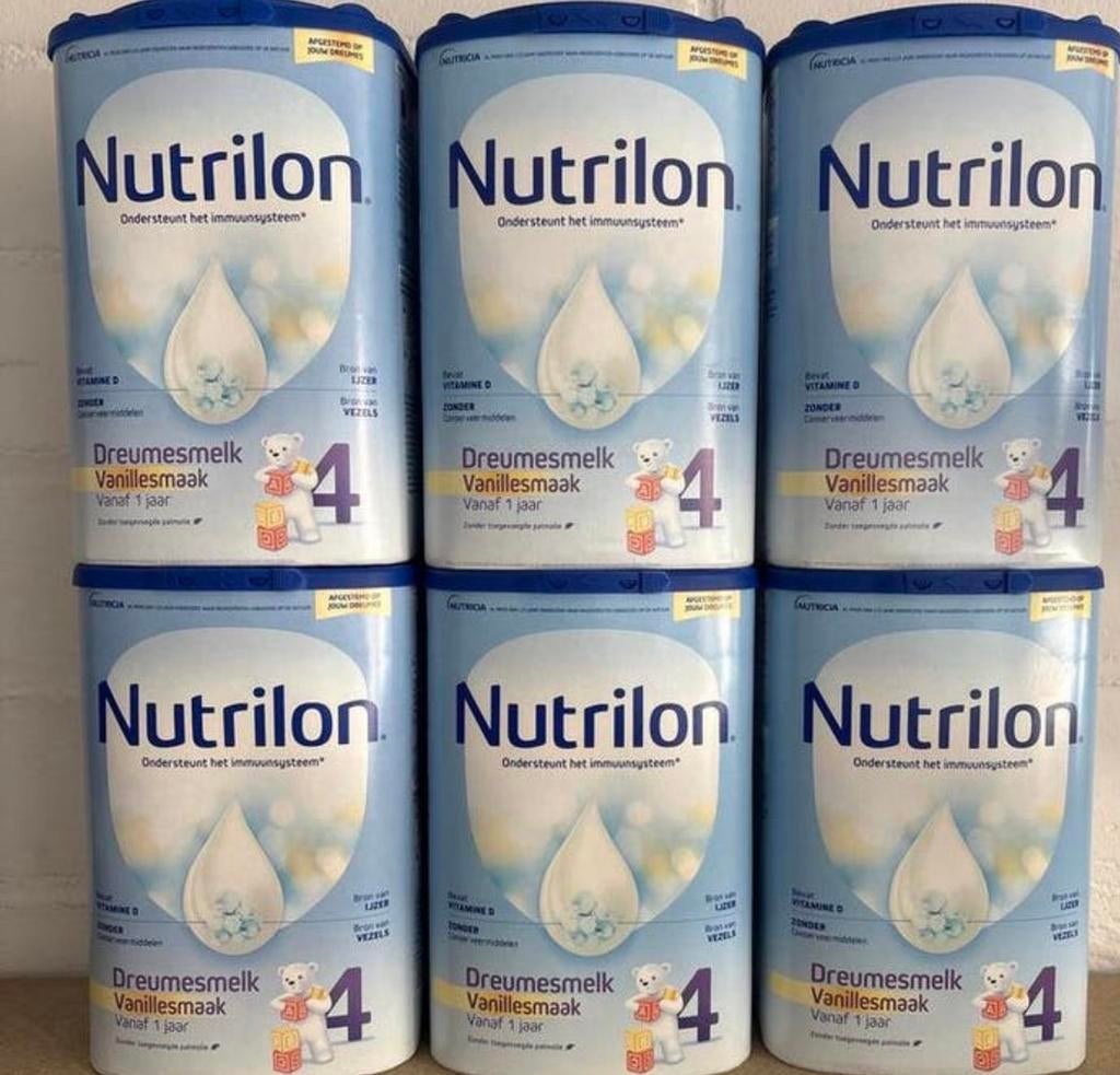 6x Nutrilon Dreumesmelk Vanillesmaak - Maart 2027, Ophalen of Verzenden, Nieuw, Overige typen