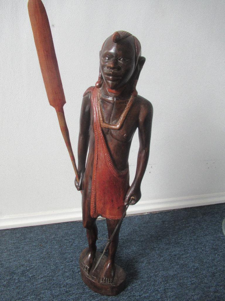 Beelden Masai Houtsnijwerk, Houtsnijwerk, Handgemaakt, Hout, Afrika
