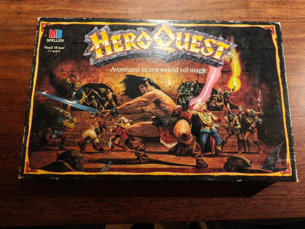 HeroQuest Bordspel - Avonturen in een wereld vol magie, Hobby en Vrije tijd, Vijf spelers of meer, Ophalen of Verzenden, Gebruikt