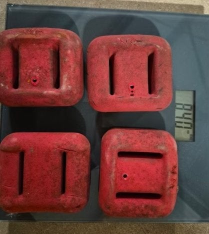 8 kg lood, Ophalen of Verzenden, Zo goed als nieuw, Lood of Loodgordel