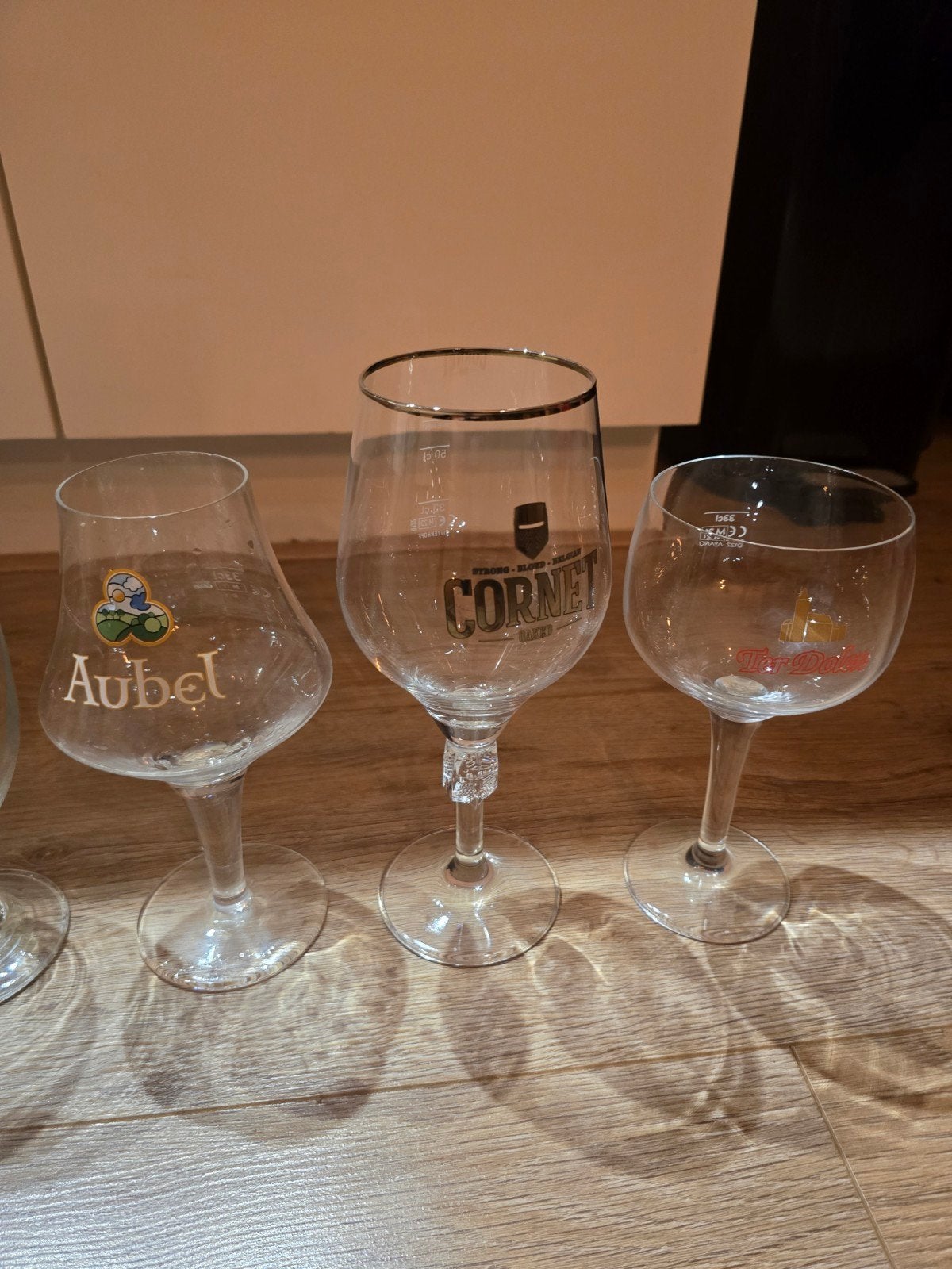 Diverse Bierglazen Collectie - 9 Stuks, Overige typen, Ophalen, Zo goed als nieuw, Glas