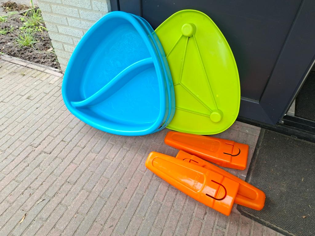 Water zand tafel, Ophalen, Gebruikt
