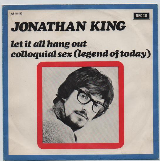 Jonathan King- Let it all hang Out, Fotohoes, Verzenden, Gebruikt, Pop