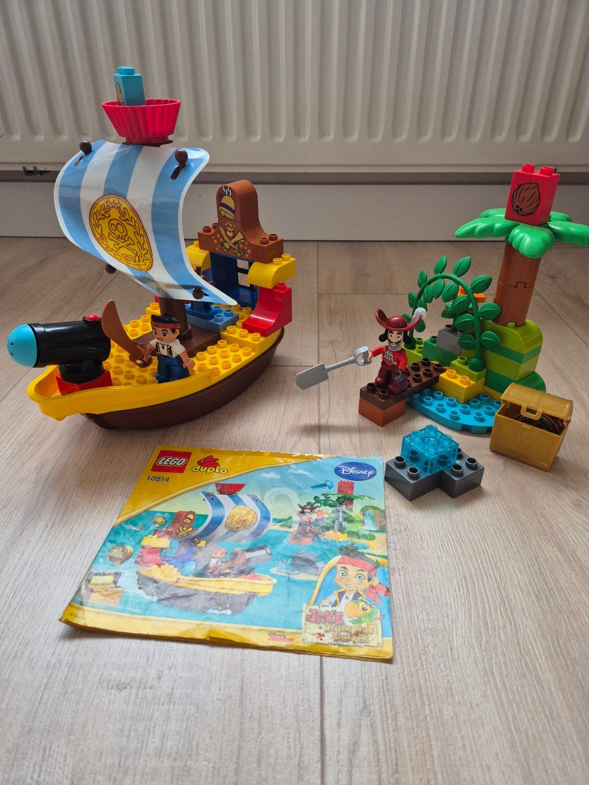 LEGO Duplo Jake piraten 10514, Ophalen, Zo goed als nieuw, Compleet, Complete set