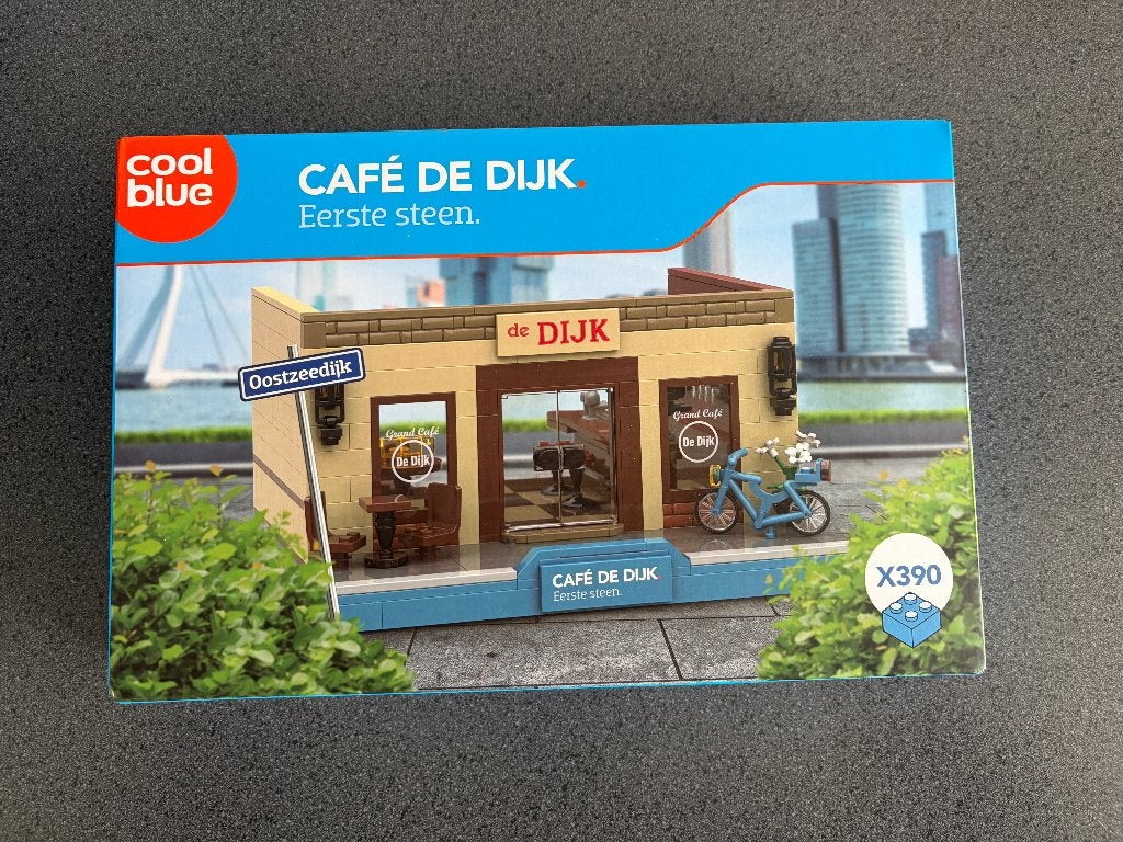 Limited Edition Lego set van Coolblue, Café de Dijk., Lego, Nieuw, Architecture, Ophalen of Verzenden