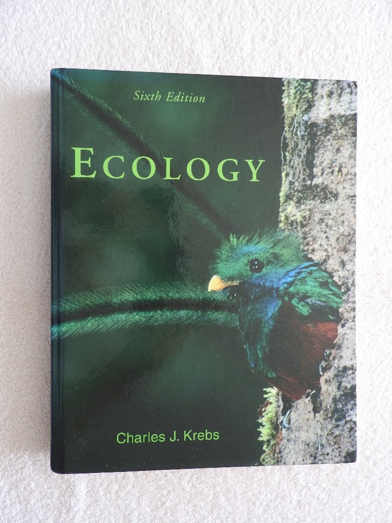 Charles J. Krebs - Ecology - Sixth Edition, Ophalen of Verzenden, Alpha, Zo goed als nieuw, WO