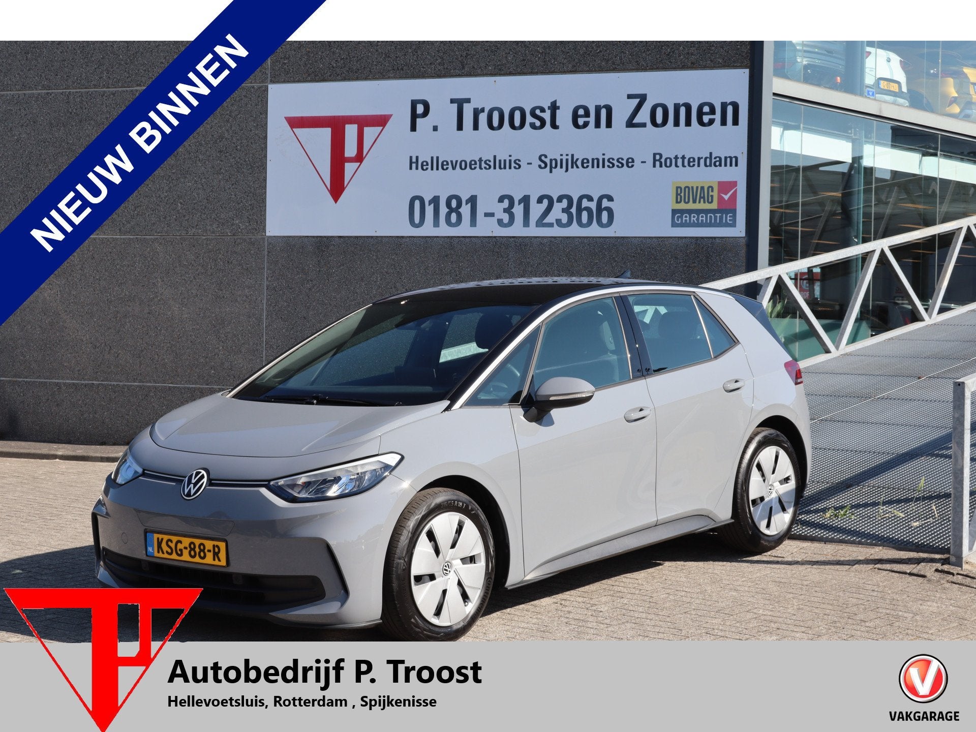 Volkswagen ID.3 Pro 59 kWh Apple carplay/Cruise control/Park, Auto's, Automaat, 12 maanden, Gebruikt, Zwart