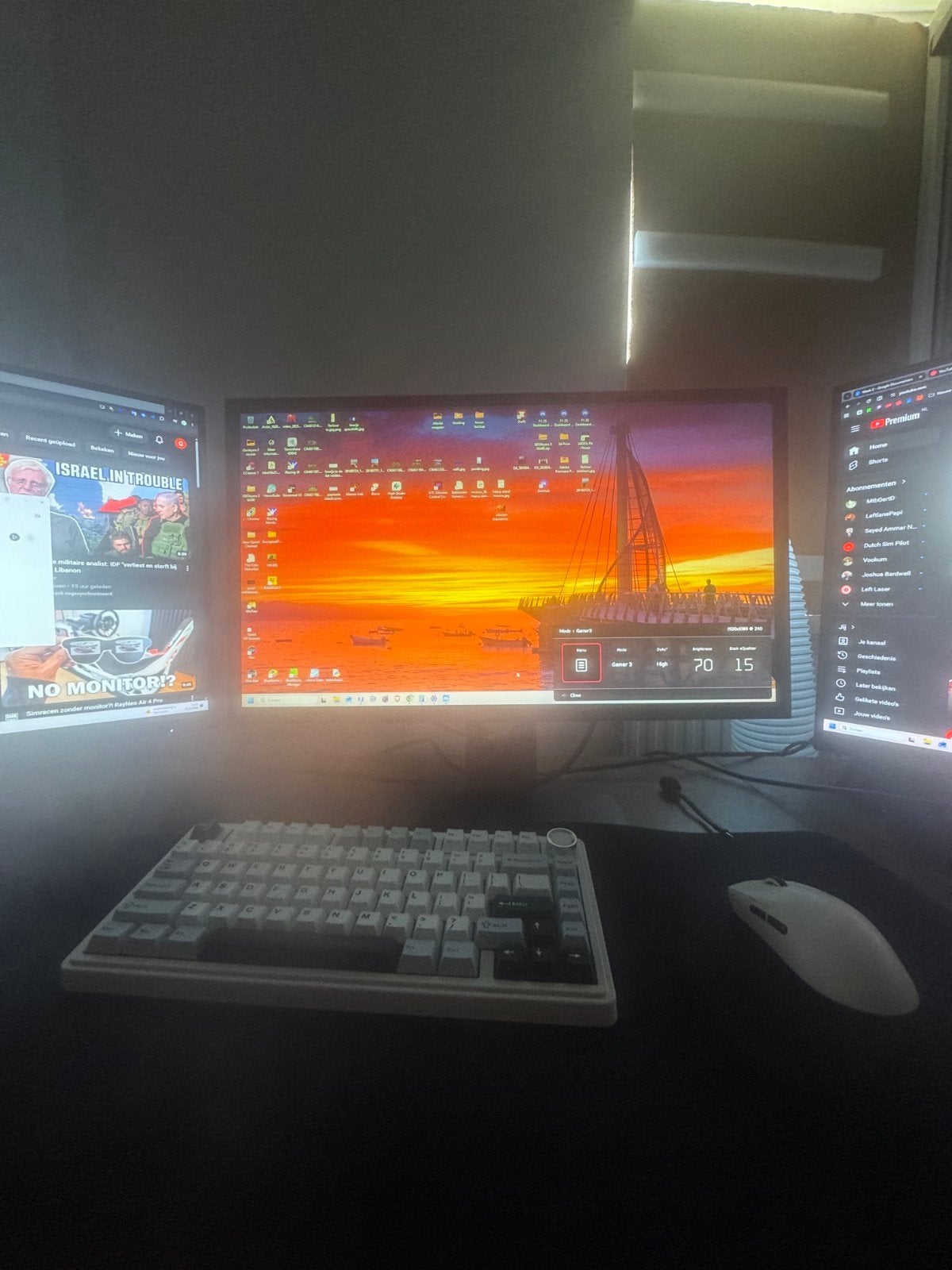 Benq 240hz 2546k monitor, Full HD, Minder dan 1 ms, Zo goed als nieuw, 201 Hz of meer