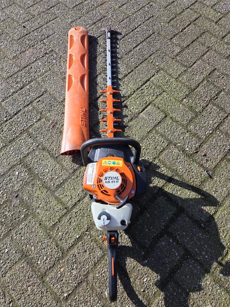 Stihl hs 81r 750mm heggenschaar, Ophalen of Verzenden, Zo goed als nieuw, Benzine, Stihl
