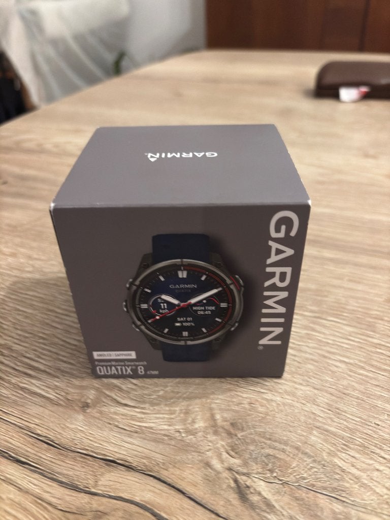 Garmin Quatix 8 Amoled NIEUW, Zwart, Nieuw, Ophalen of Verzenden, Waterdicht