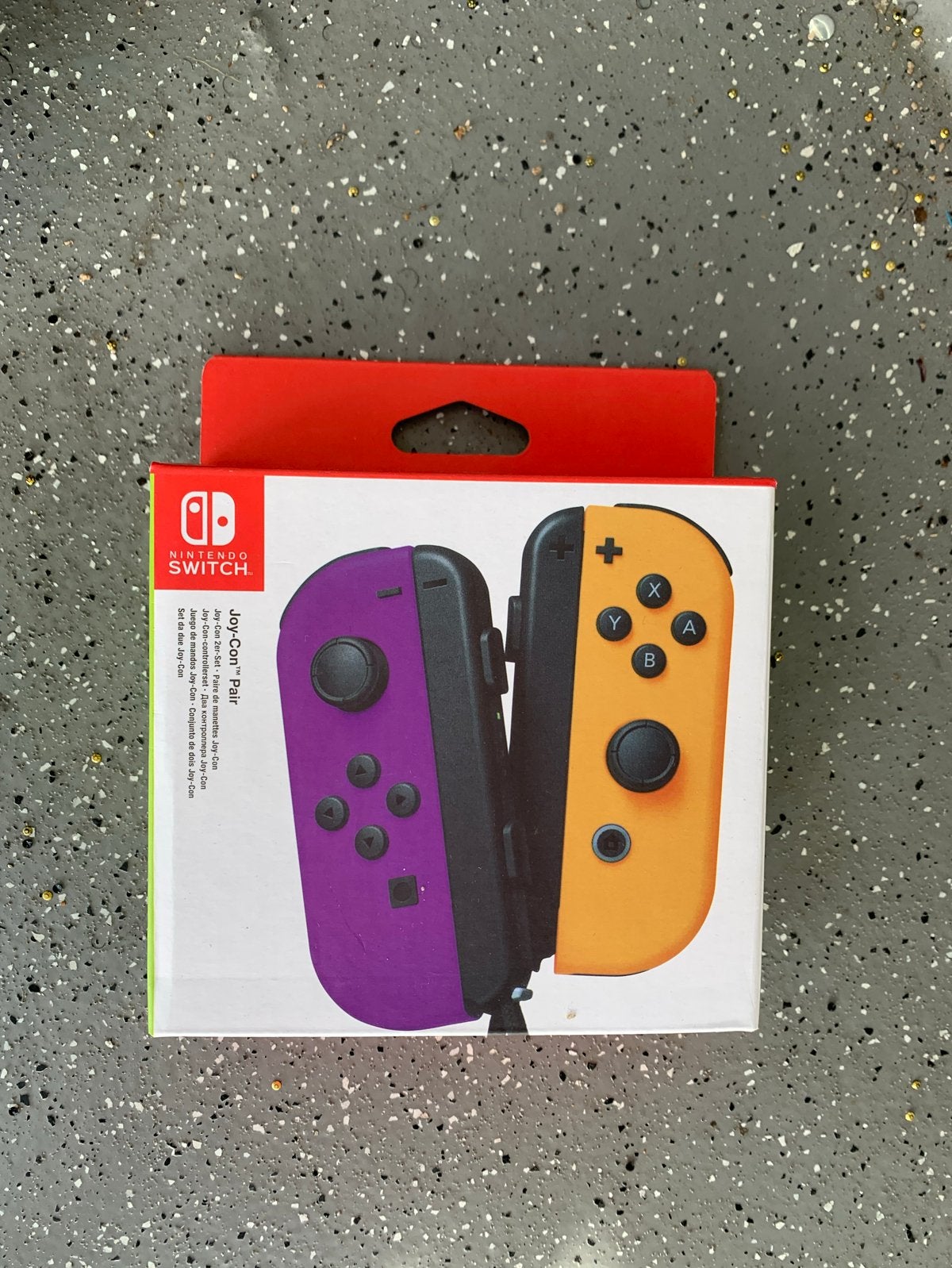 Nintendo Switch Joy-Con-paar - Paars en Oranje