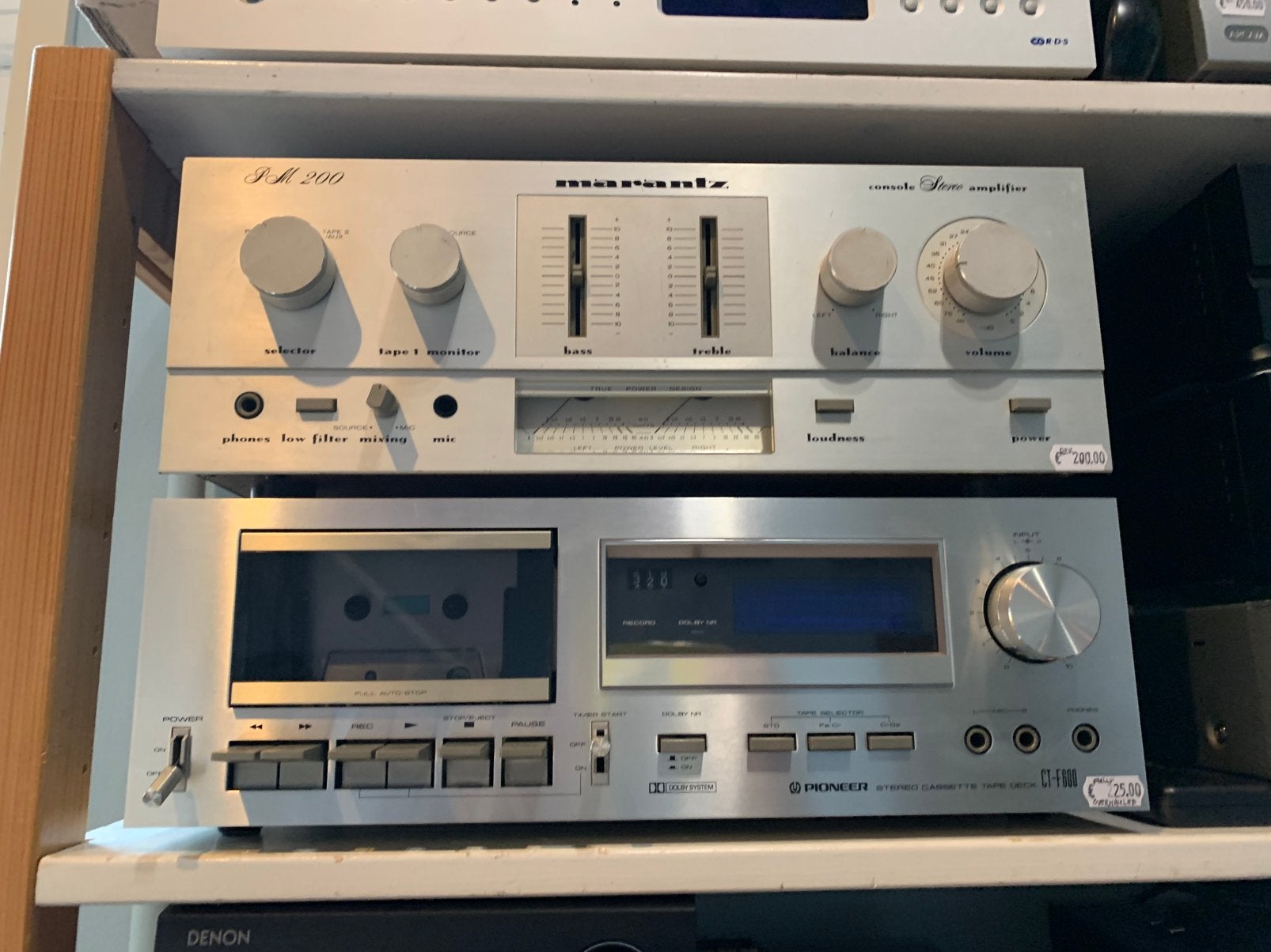 Pioneer CT-F600 stereo cassette deck, Overige merken, Japan, Tape counter, Enkel