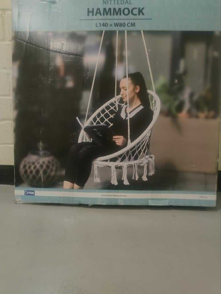 Nittedal Hangmat Stoel - JYSK, Ophalen, Zo goed als nieuw, Eenpersoons, Binnen