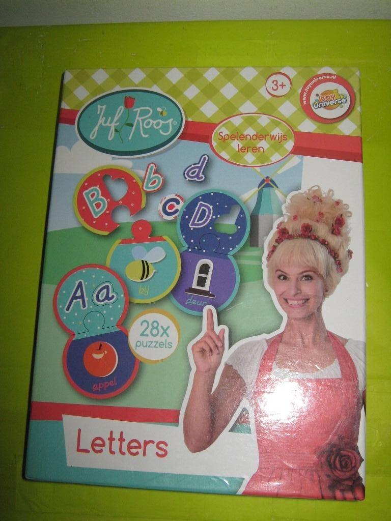 JUF ROOS LETTER PUZZELS €0,95! OPBRENGST VOEDSELBANK!, Ophalen, Gebruikt, Taal en Lezen