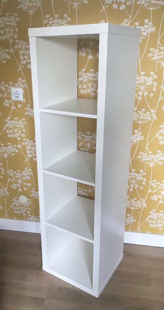 Boekenkast wit met 4 vakken (1,47cm hoog), Ophalen, Minder dan 50 cm, Gebruikt, 100 tot 150 cm