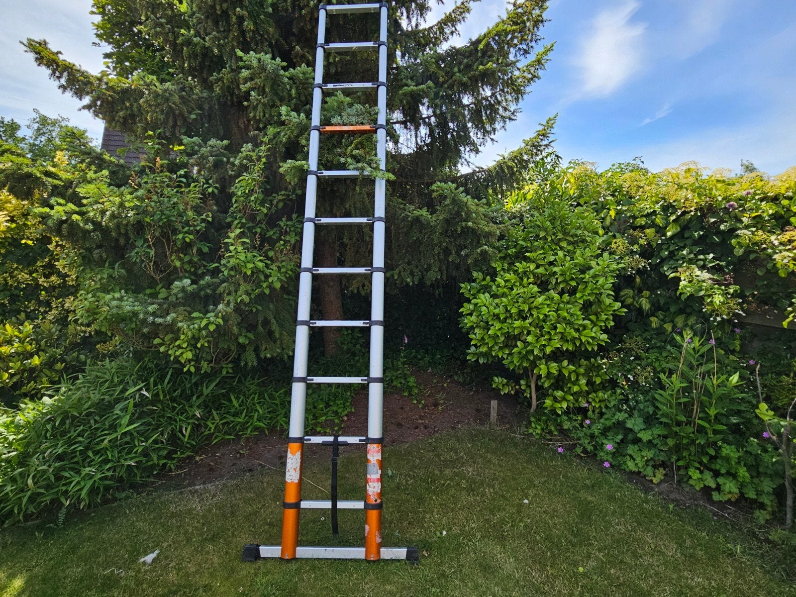 Batavia telescoopladder Giraffe Air 3,25m, Gebruikt, Ophalen of Verzenden, Ladder, Opvouwbaar of Inschuifbaar
