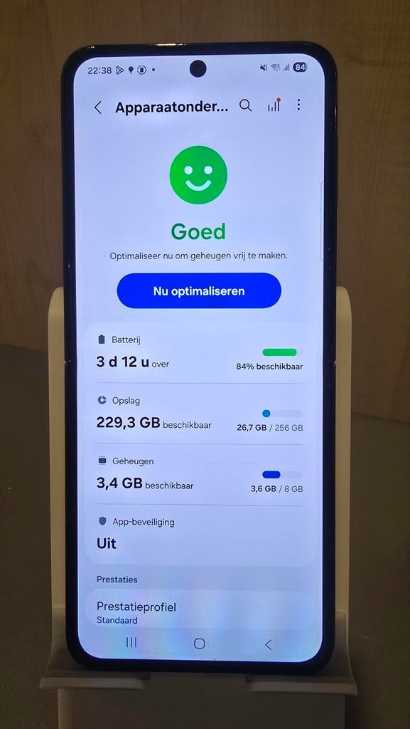 Samsung Z FLIP5 grafiet 256 gb In  goede staat, Ophalen, Zwart, Zo goed als nieuw, Zonder simlock