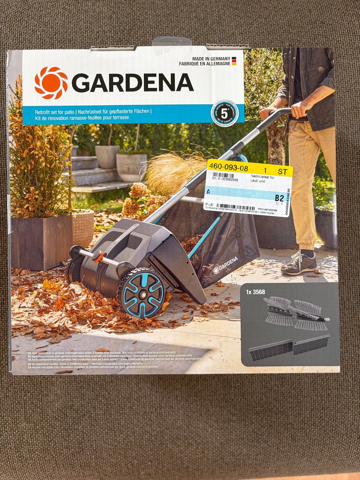 Gardena borstel voor tuinruimer, Tuin en Terras, Ophalen, Zo goed als nieuw