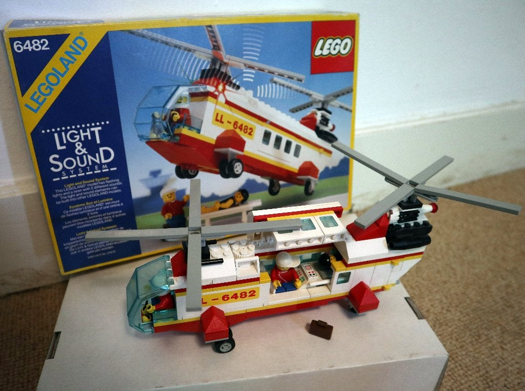 LEGO 6482 Rescue Helicopter Light & Sound, Ophalen of Verzenden, Gebruikt