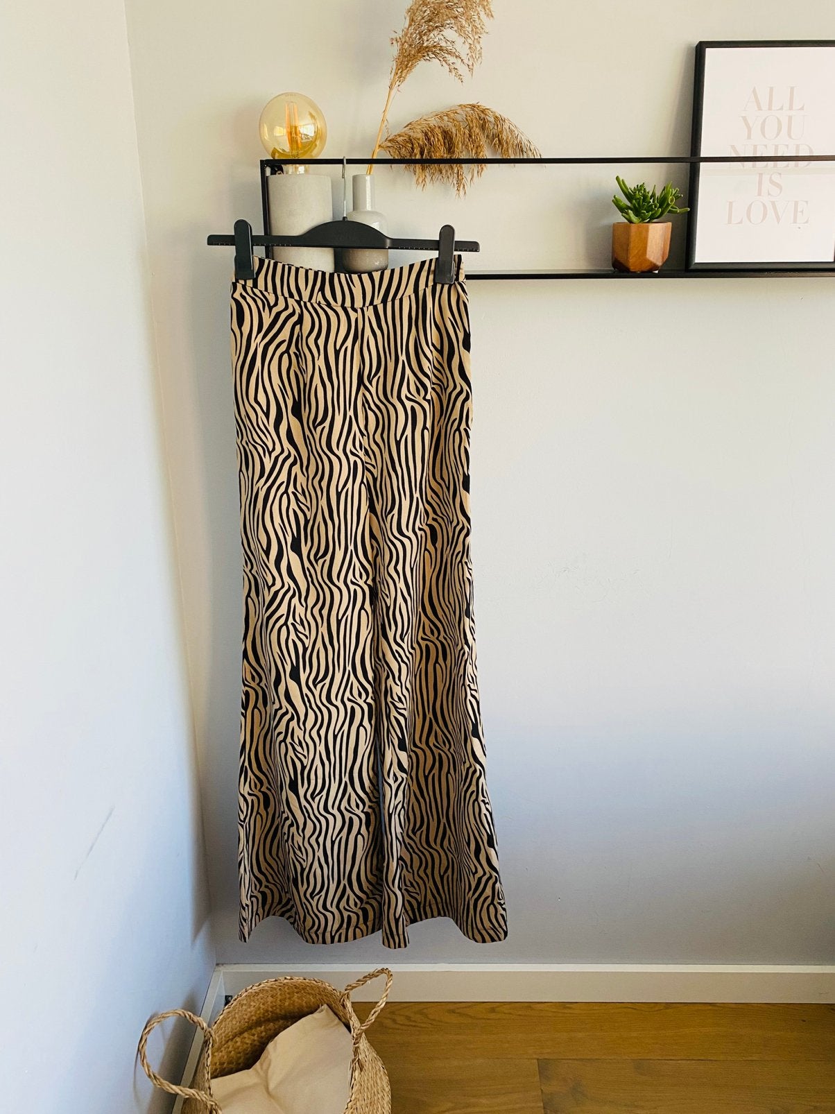 Lange broek/ straight pantalon/ damesbroek van Loavies XS/34, Bruin, Nieuw, Ophalen of Verzenden, Maat 34 (XS) of kleiner