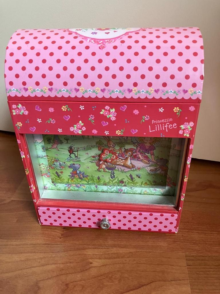 Muziek- en sieradendoosje Prinsessin Lillifee, Ophalen, Gebruikt, Meisje