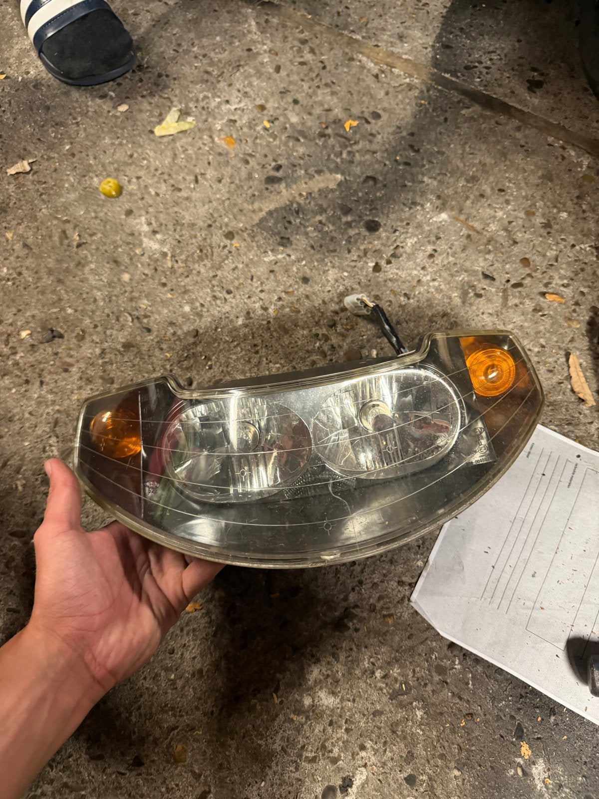 Piaggio skipper SKR LX Skipper Koplamp - Perfecte Staat, Ophalen of Verzenden, Gebruikt, Koplamp, Piaggio